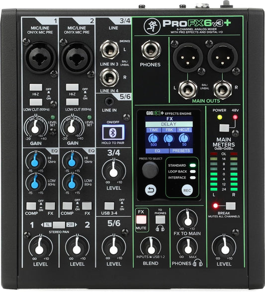 Mackie ProFX16v3+ 6-Channel Effects USB Mixer