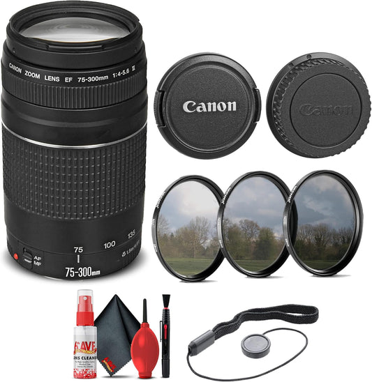 Canon 6473A003 EF 75-300mm Lens Renewed Kit