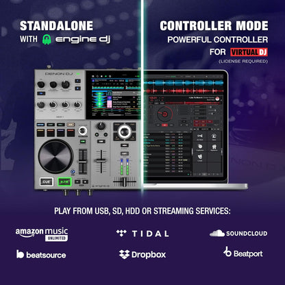 Denon DJ Prime Go+ Portable DJ Controller Stem Separation