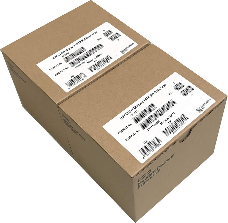 HP C7977A LTO 7 Ultrium 6TB/15TB Tape 10-Pack — main product image