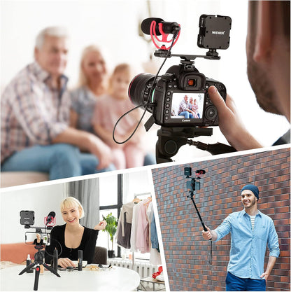 Neewer 10100281 Dual Cold Shoe Mount Extension Bracket