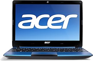 Acer AO722-0667 Aspire One 11.6" HD Netbook Blue