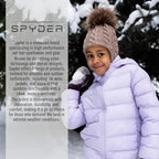 Spyder Girls' Packable Puffer Jacket Winter Outerwear