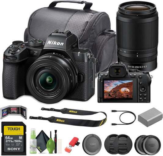 Nikon 1788 Z50 II Mirrorless Camera w/ 16-50mm & 50-250mm Lens Kit