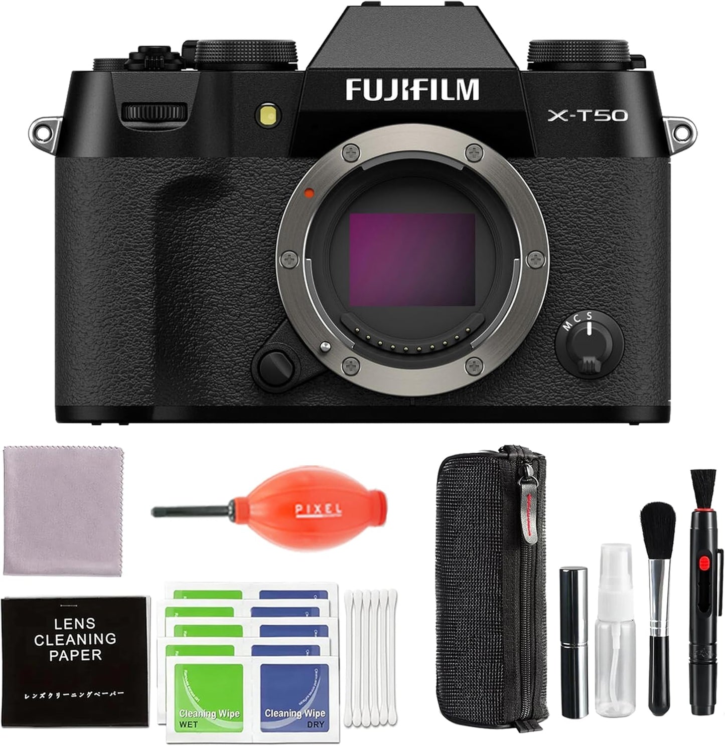 Fujifilm X-T50 40MP Mirrorless Camera Body Bundle