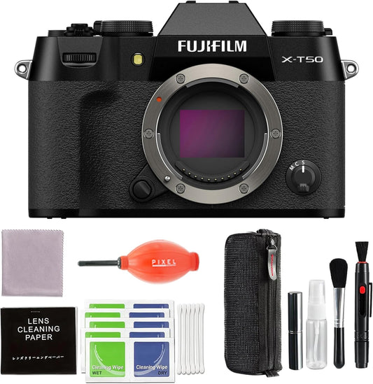Fujifilm X-T50 40MP Mirrorless Camera Body Bundle
