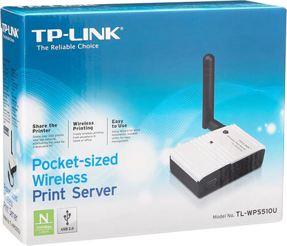 TP-Link TL-WPS510U Wireless Print Server - 150Mbps, USB 2.0