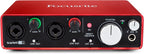 Focusrite AMS-SCARLETT-2I2-2ND-GEN USB Audio Interface Pro Tools (Renewed)