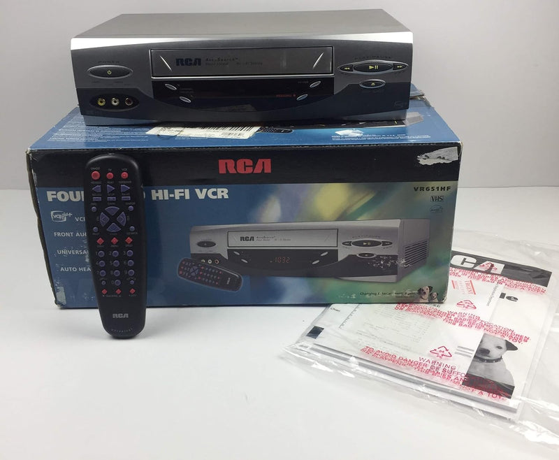RCA VR651HF 4-Head Hi-Fi VCR — main product image