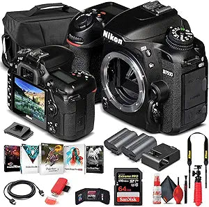 Nikon D7500 1581 DX-Format DSLR Camera Body Bundle
