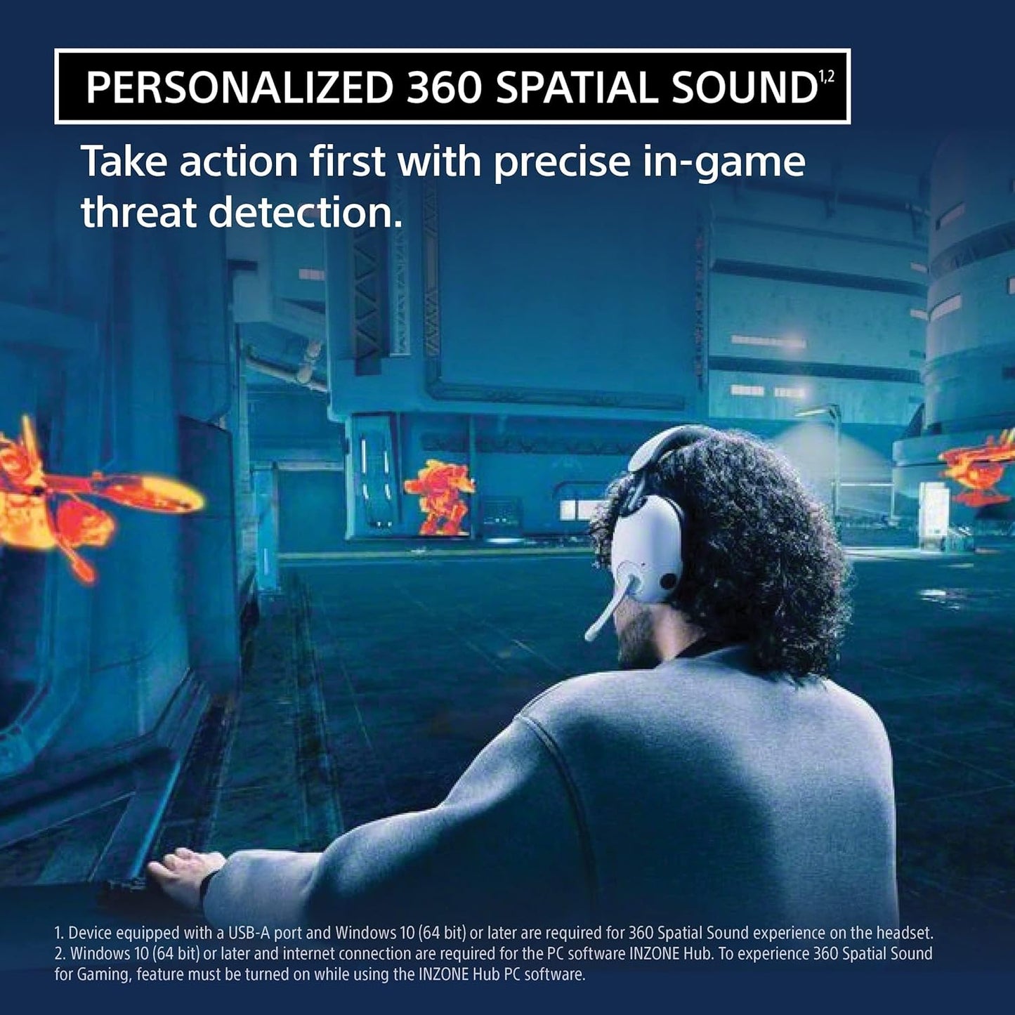 Sony H9 Gaming Headset Wireless Noise Canceling Bluetooth