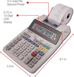Sharp EL-1750V Two-Color Printing Calculator