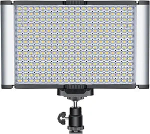 Neewer JYLED-300S Dimmable On-Camera LED Video Light — main product image