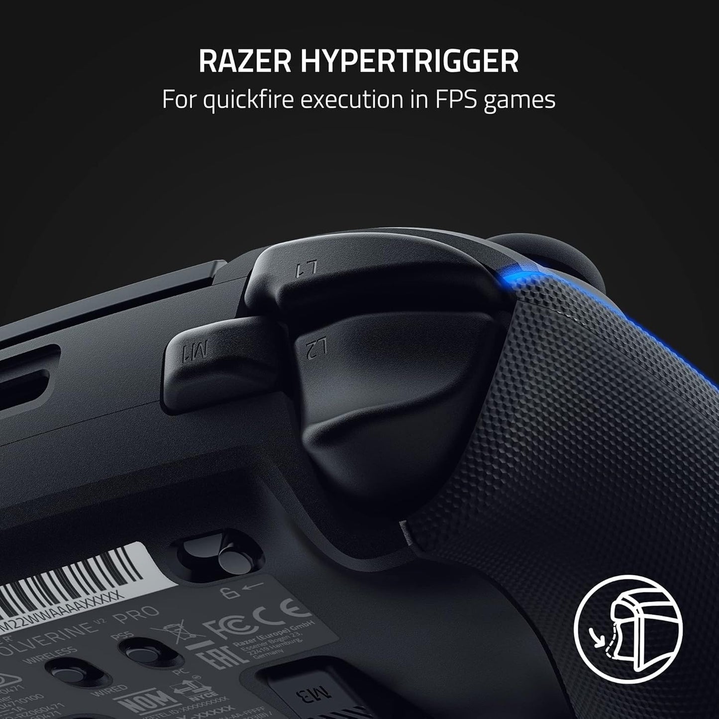 Razer RZ06-04710100-R3U1 Wolverine V2 Pro PS5 Controller