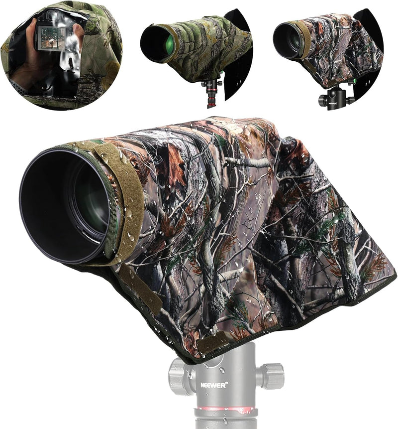 Neewer 10103335 Waterproof Camera Rain Cover - Camouflage — main product image