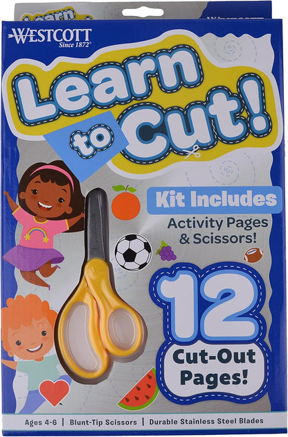 Westcott 17977 Kids Learn-to-Cut Activity Kit