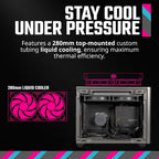 Cooler Master NR200P-MCNN85-SL0 MAX Mini-ITX Case AIO PSU