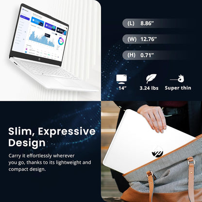 HP HP Stream 14-inch Laptop - Office 365 & Dock Bundle