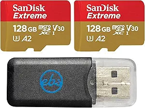 SanDisk 128GB_TF_Extreme_x2_R4 Extreme MicroSD Card 2-Pack