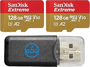 SanDisk 128GB Extreme Micro SD Card 2-Pack GoPro