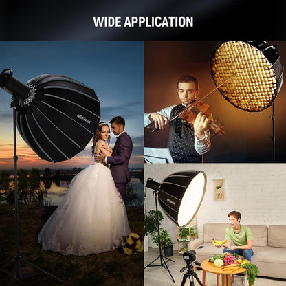 Neewer 47" Parabolic Softbox Bowens Mount Quick Setup