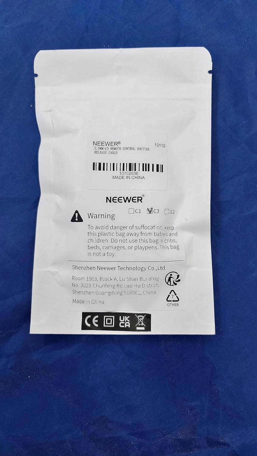 Neewer 10102036 2.5mm Shutter Release Cable for Canon