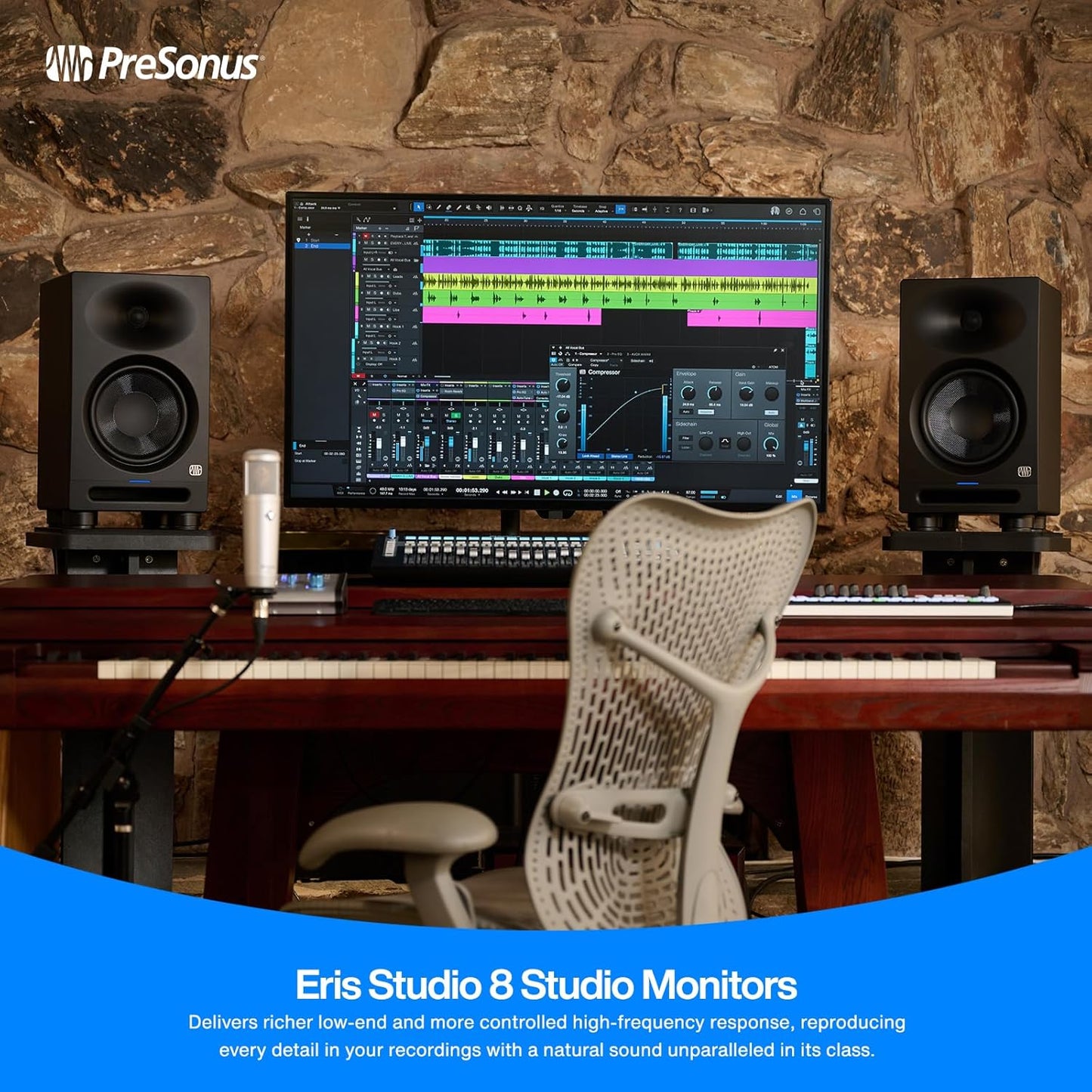 PreSonus Eris Studio 8" Active Studio Monitor