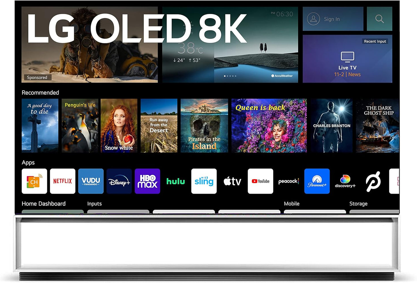 LG OLED OLED88Z2PUA 88" 8K Smart TV 120Hz
