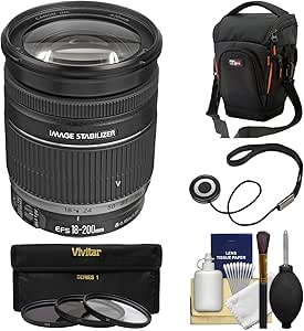 Canon K-85551-12 EF-S 18-200mm Zoom Lens Kit — main product image