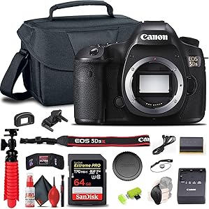 Canon 0581C002 EOS 5DS DSLR Camera - Body Only + Accessories (Renewed)