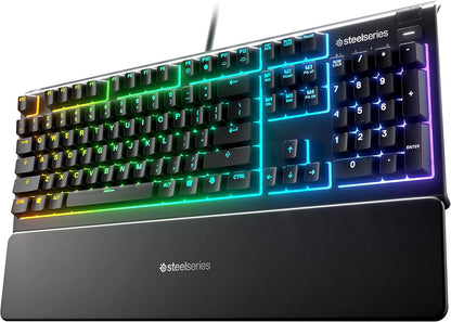 SteelSeries 64812 Apex 3 RGB Gaming Keyboard - Renewed