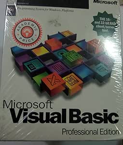 Microsoft Visual Basic Professional 4.0 Software