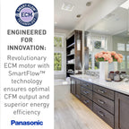 Panasonic FV-0510VSL1: WhisperValue DC Ventilation Fan with LED