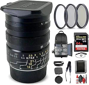 Leica Tri-Elmar-M 16-18-21mm f/4 Lens Bundle