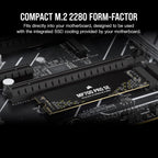 Corsair CSSD-F4000GBMP700PNHS MP700 PRO SE 4TB Gen5 NVMe SSD