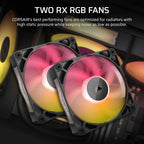 Corsair CW-9061016-WW iCUE Link Titan 240 RX RGB Liquid CPU Cooler