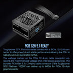 Thermaltake PS-STP-1000FNFAPU-1 1000W Platinum ATX 3.1 PSU