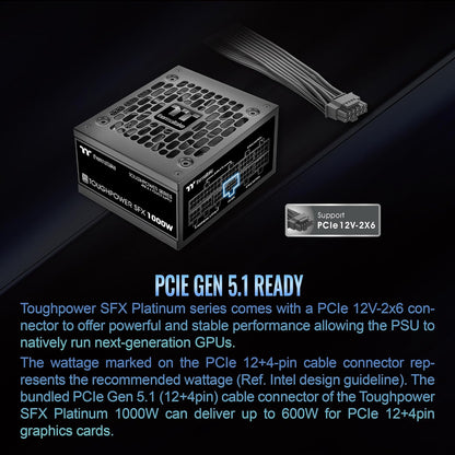 Thermaltake PS-STP-1000FNFAPU-1 1000W Platinum ATX 3.1 PSU