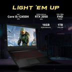 MSI THIN GF63 i5 RTX 2050 144Hz Gaming Laptop Bundle