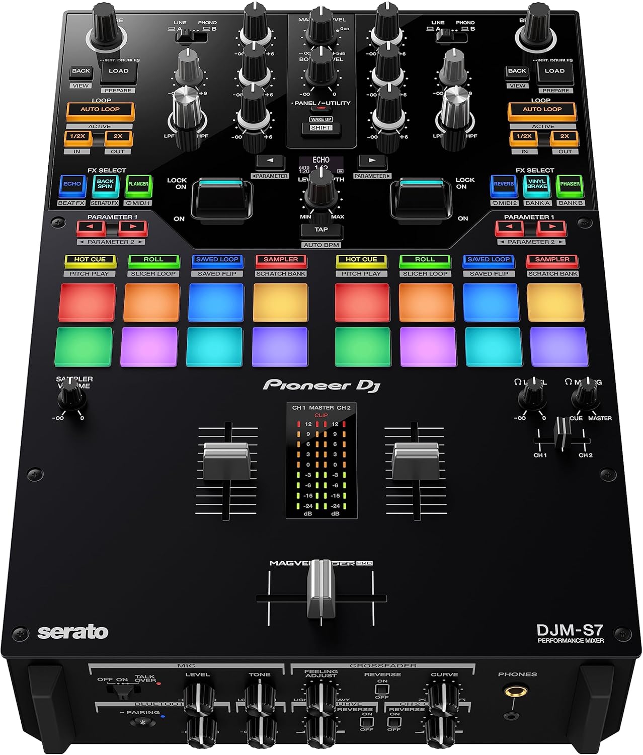 Pioneer DJ DJMS7 2-Channel Serato DJ Mixer