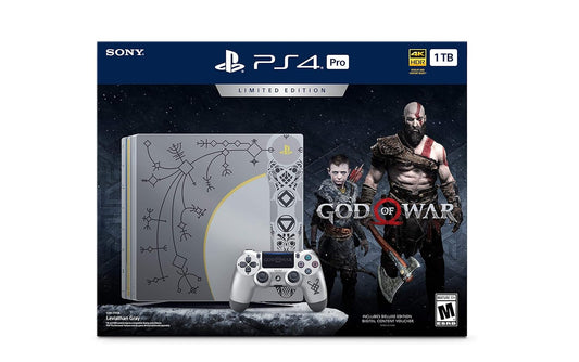 Sony CUH-7000 PlayStation 4 Pro 1TB God of War Bundle (Renewed)
