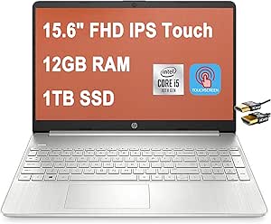 HP 15 i5 10th Gen Premium Touchscreen Laptop 1TB SSD — main product image