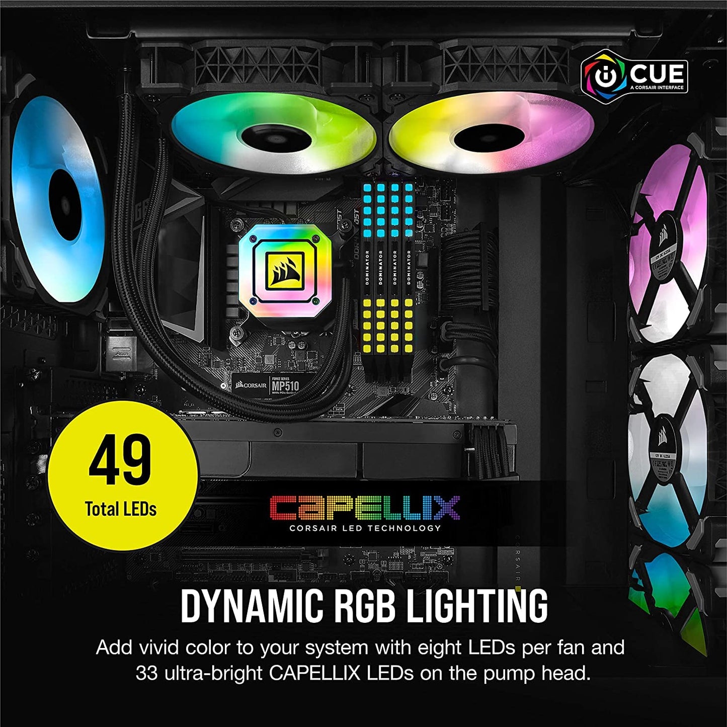 Corsair iCUE H115i Elite Capellix Liquid CPU Cooler Renewed