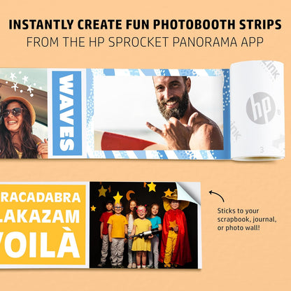 HP HPISPPANW Sprocket Panorama Instant Color Photo Printer