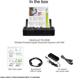 Epson ES-300W Wireless Portable Document Scanner ADF