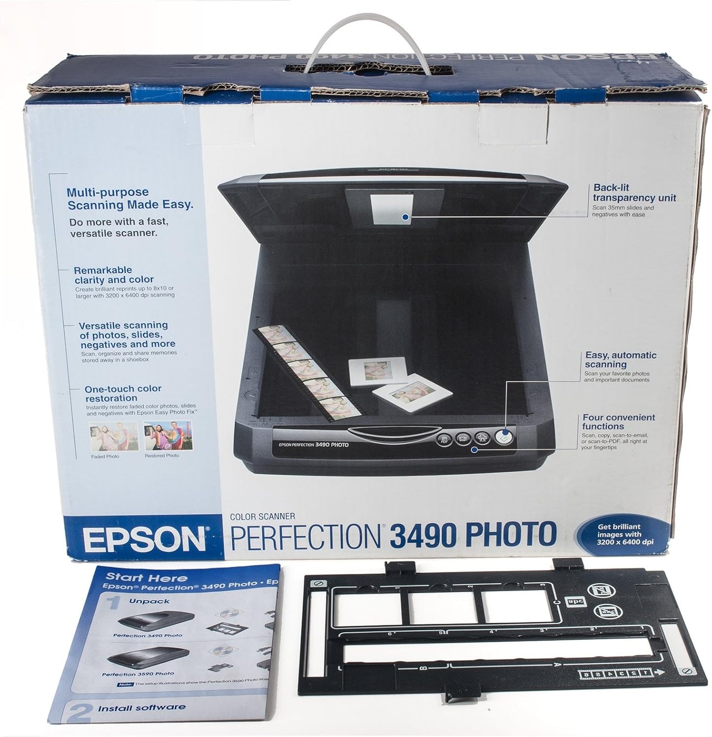 Epson B11B177011 Perfection 3490 Photo Scanner