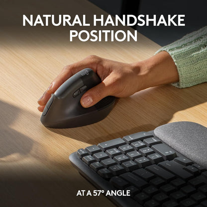 Logitech Wave Keys Ergonomic Keyboard & Lift Mouse Bundle