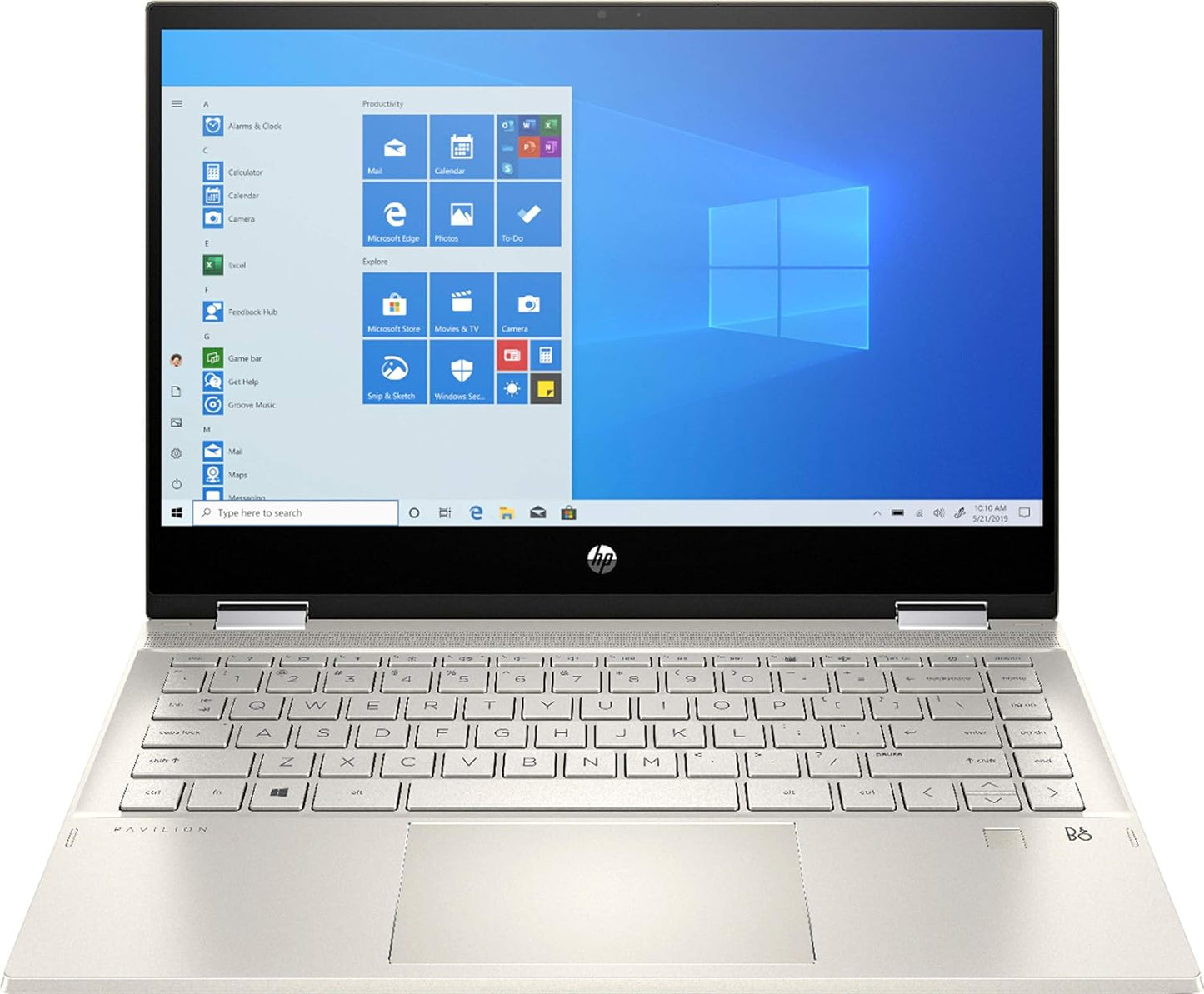 HP 14m-dw1023dx Pavilion x360 i5 Touch Laptop