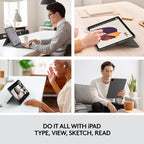 Logitech 920-010097 Combo Touch iPad Pro 12.9 Keyboard Case