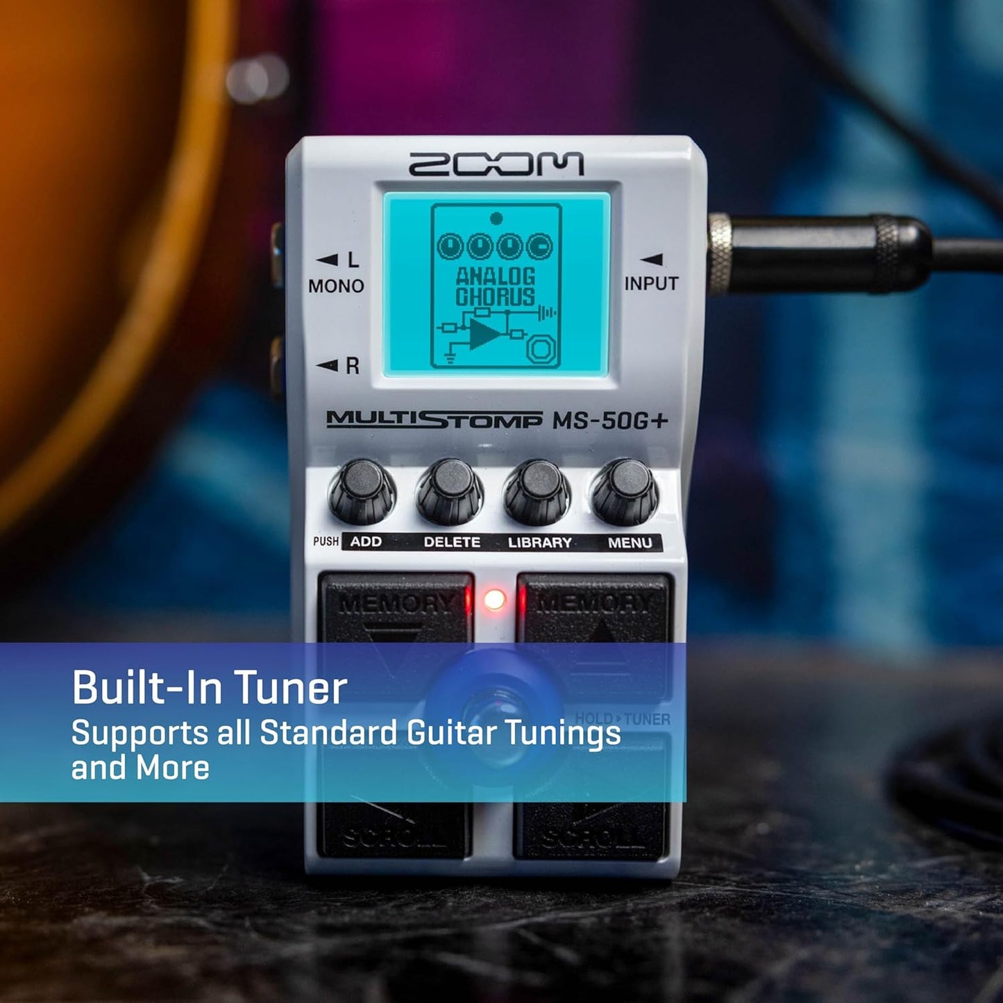 Zoom MS-50G+ MultiStomp Guitar Effects Pedal